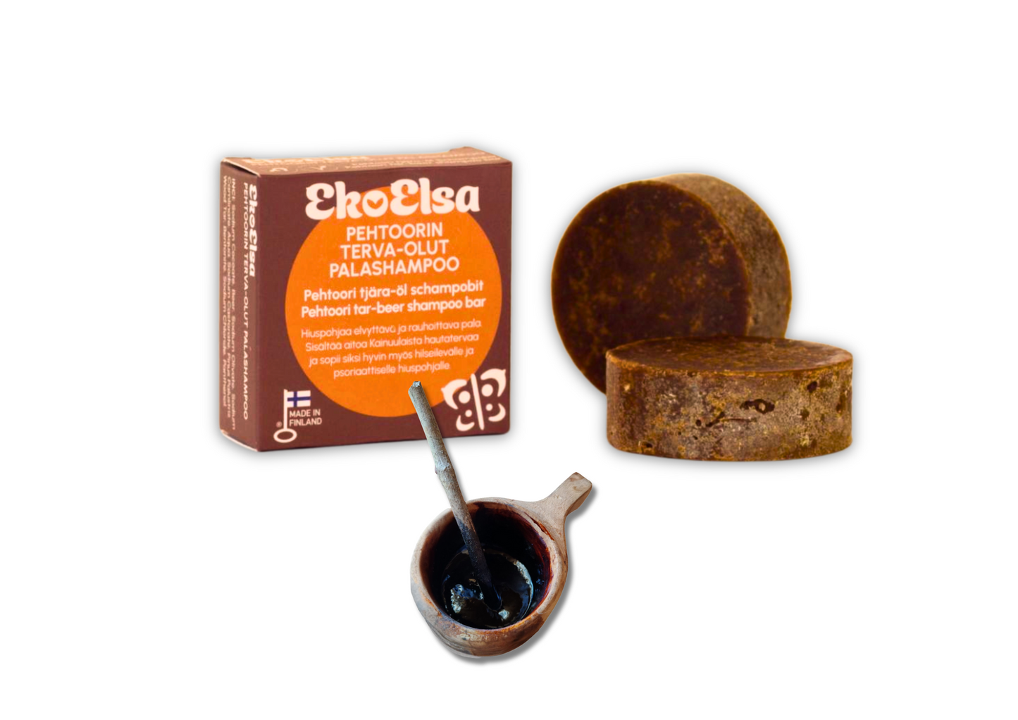 Pehtoori – Tjära & Öl schampo kaka 185,90