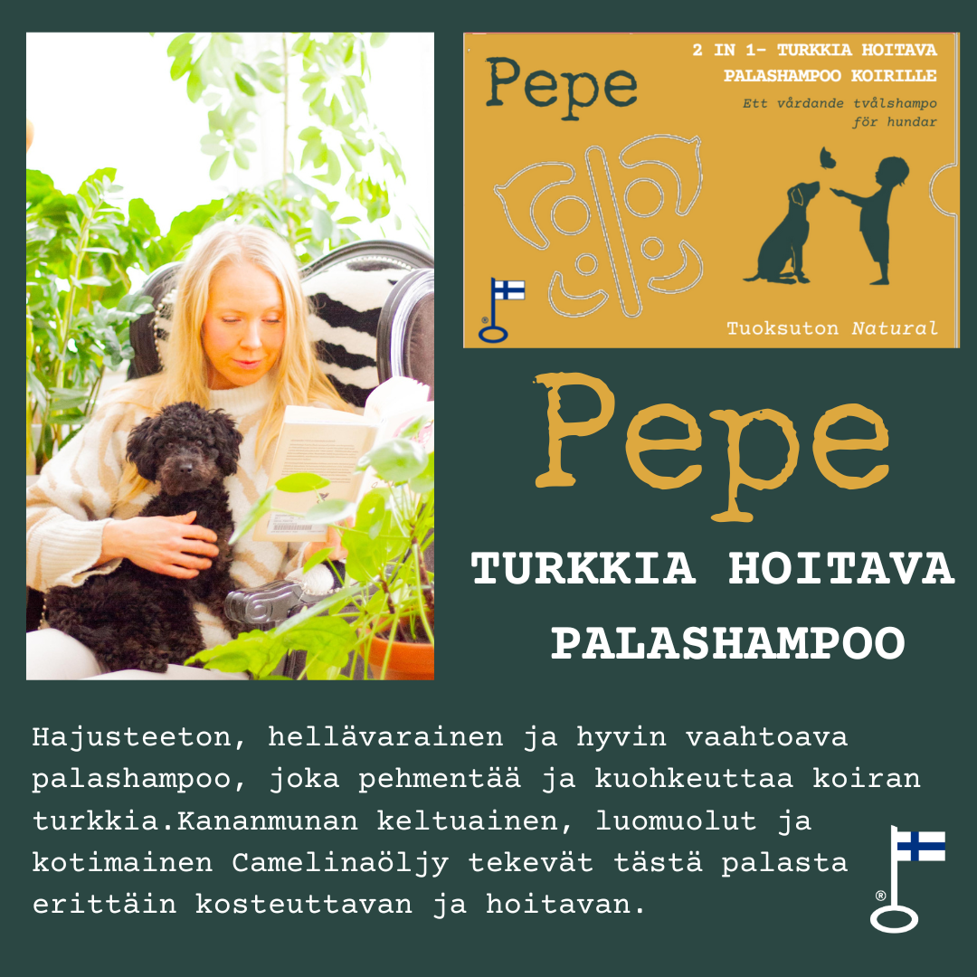 Pepe – 2-i-1 parfymfri schampokaka för hundens päls 185,90 SEK