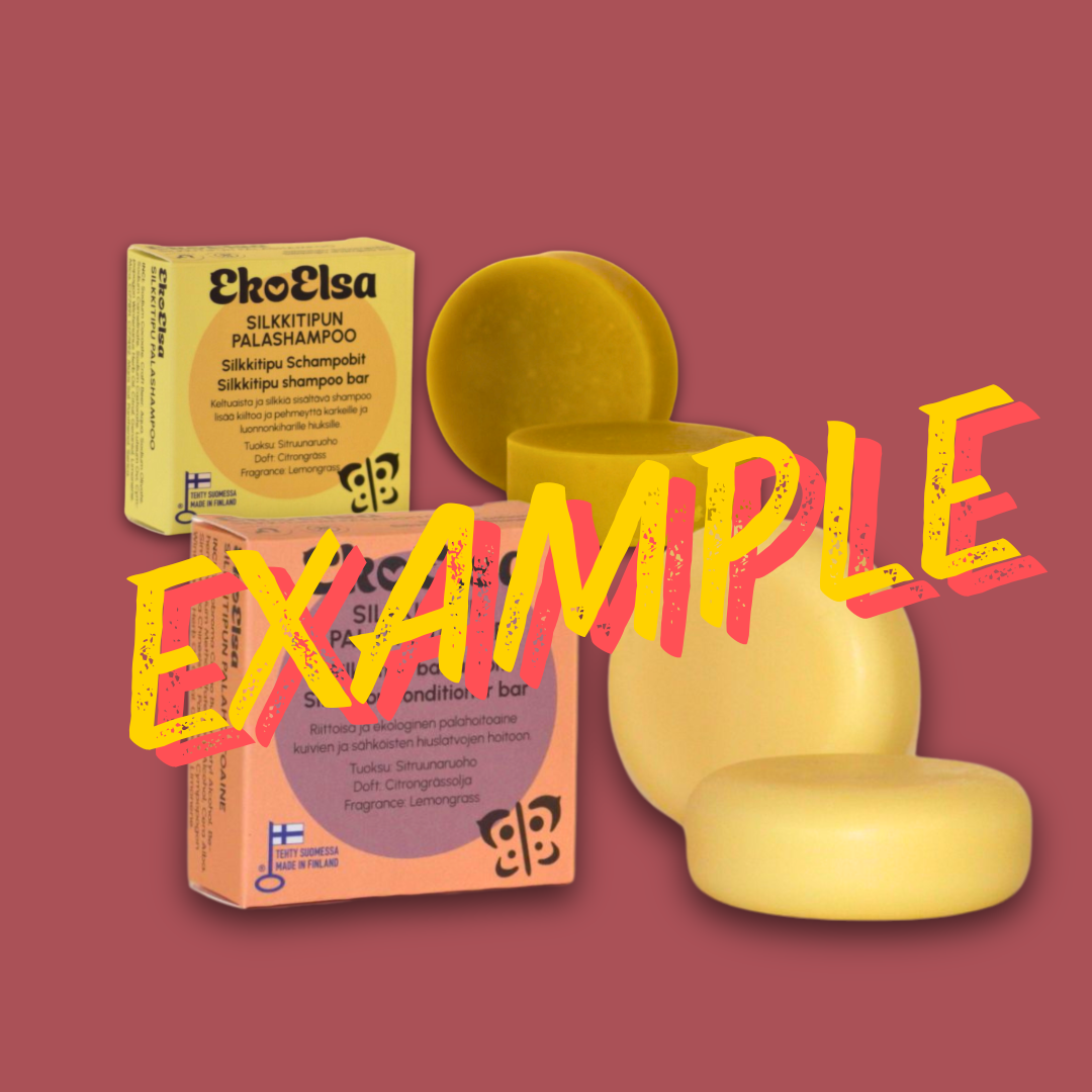 Silkkitipu schampokaka och balsamkaka example