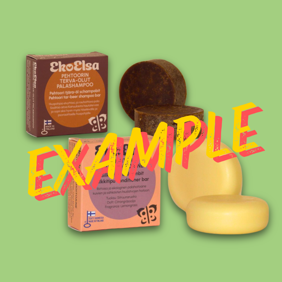 Pehtoori schampokaka och Balsamkaka example